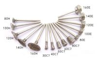 100Pcs 2.35mm Shank Corss Head Magnetic Diamond Rotary Drill Bits Burrs Metal Stone Jade Engraving Carving Tools Bur